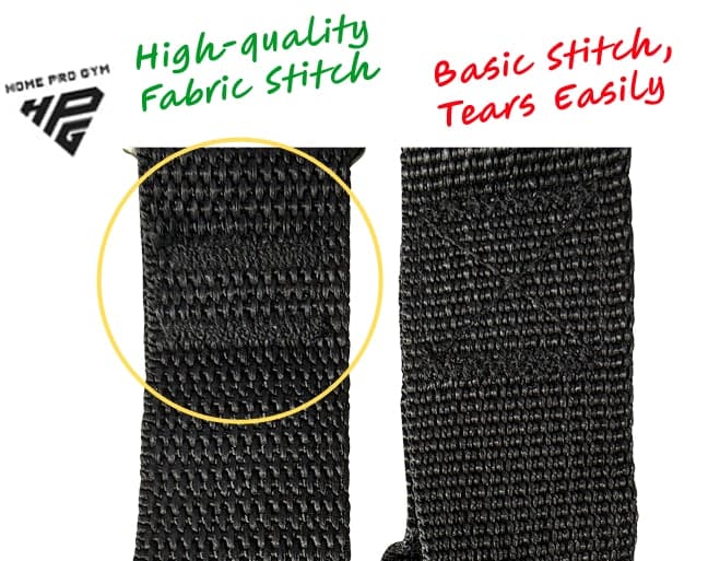 HomeProGym Resistance Bands Showing High-Quality Fabric Stitch