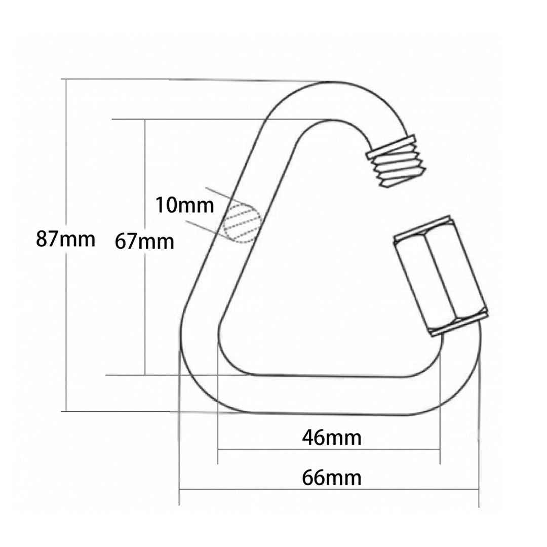 Power Band Carabiners x 2