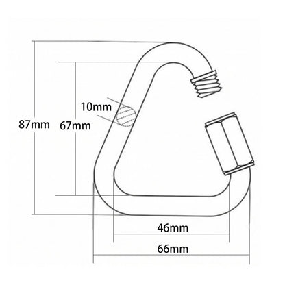 Power Band Carabiners x 2