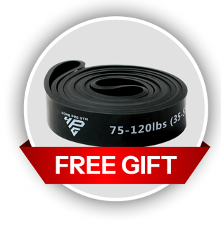 Free gift included with PowerTube Stackable 450lbs Band Set + Bar & Ultra Door Anchor