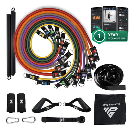 PowerTube Stackable 450lbs Band Set + Bar & Ultra Door Anchor