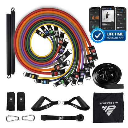 PowerTube Stackable 450lbs Band Set + Bar & Ultra Door Anchor