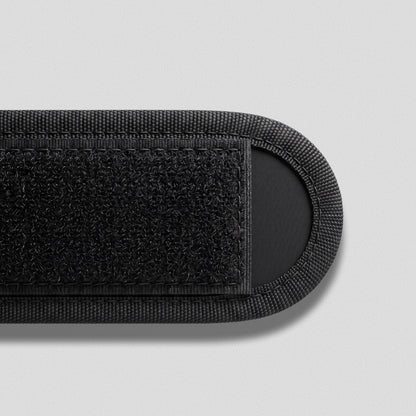 Hook-and-loop closure panel and padded edge of an Ankle Strap.