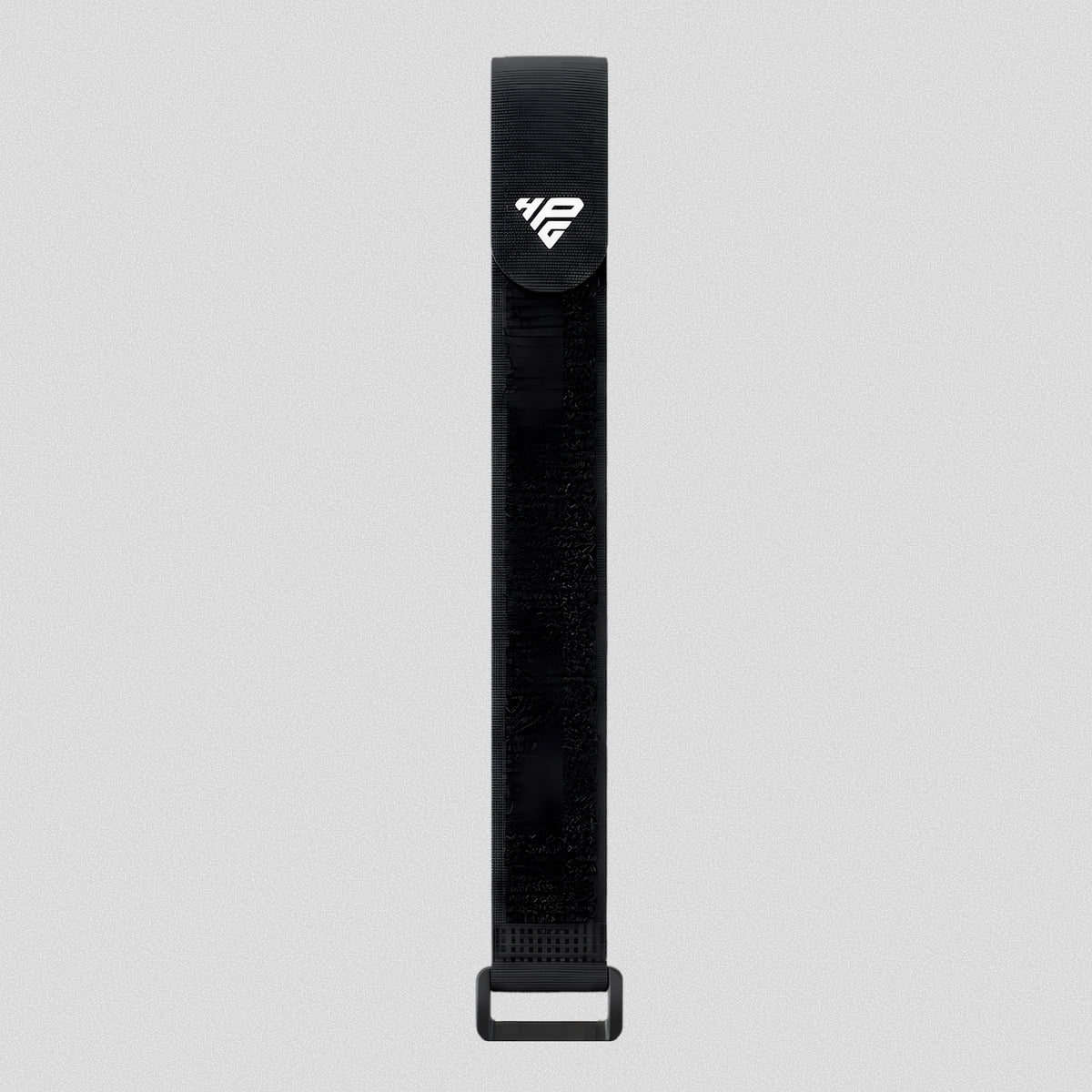HomeProGym Clinch Band Storage Strap: black hook-and-loop strap with a plastic buckle for bundling bands.