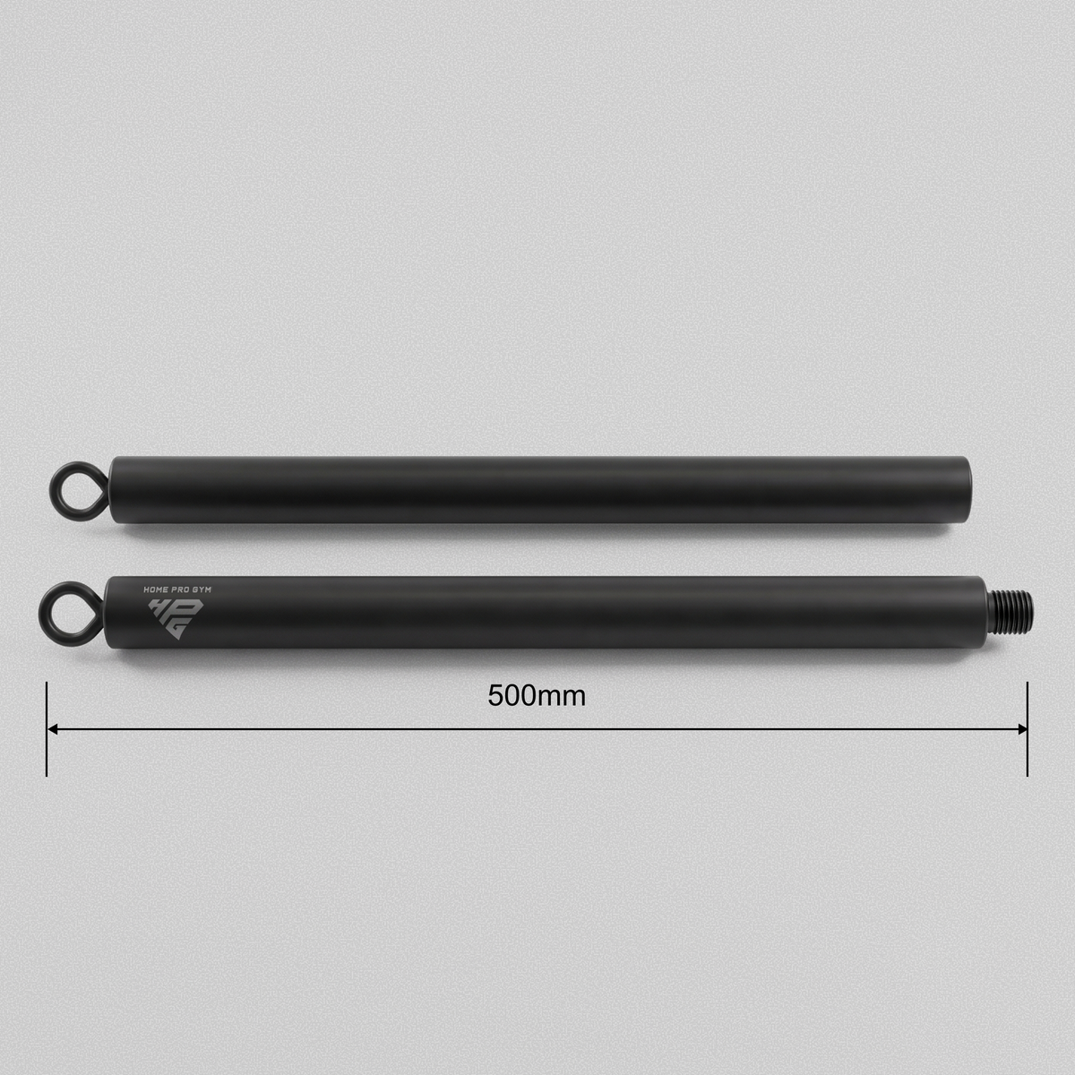 Resistance Band Bar dimension drawing, each half 500 mm long.