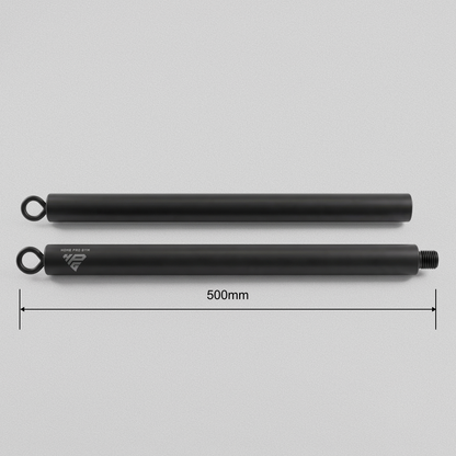 Resistance Band Bar dimension drawing, each half 500 mm long.