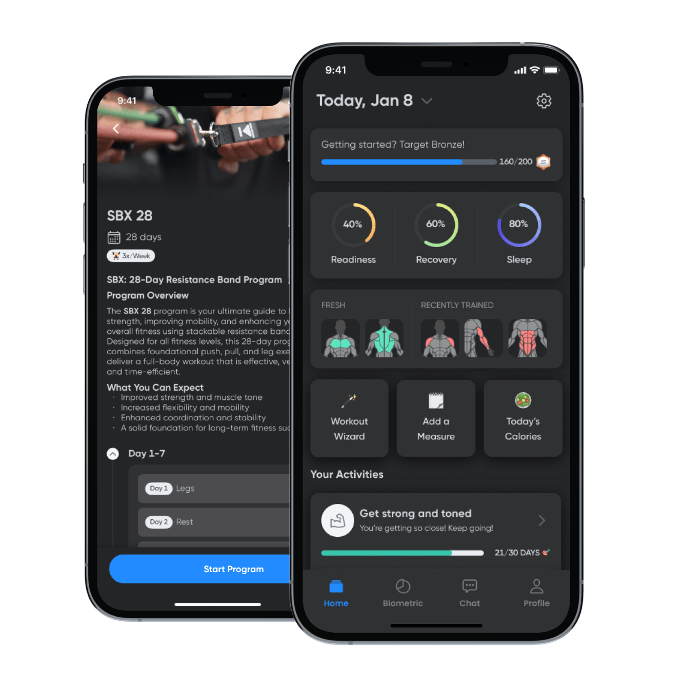 Supafit Workout App & SBX-28 Resistance Bands Program