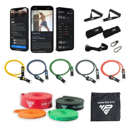 Stackable Bands Set + Power Bands Set - HomeProGym