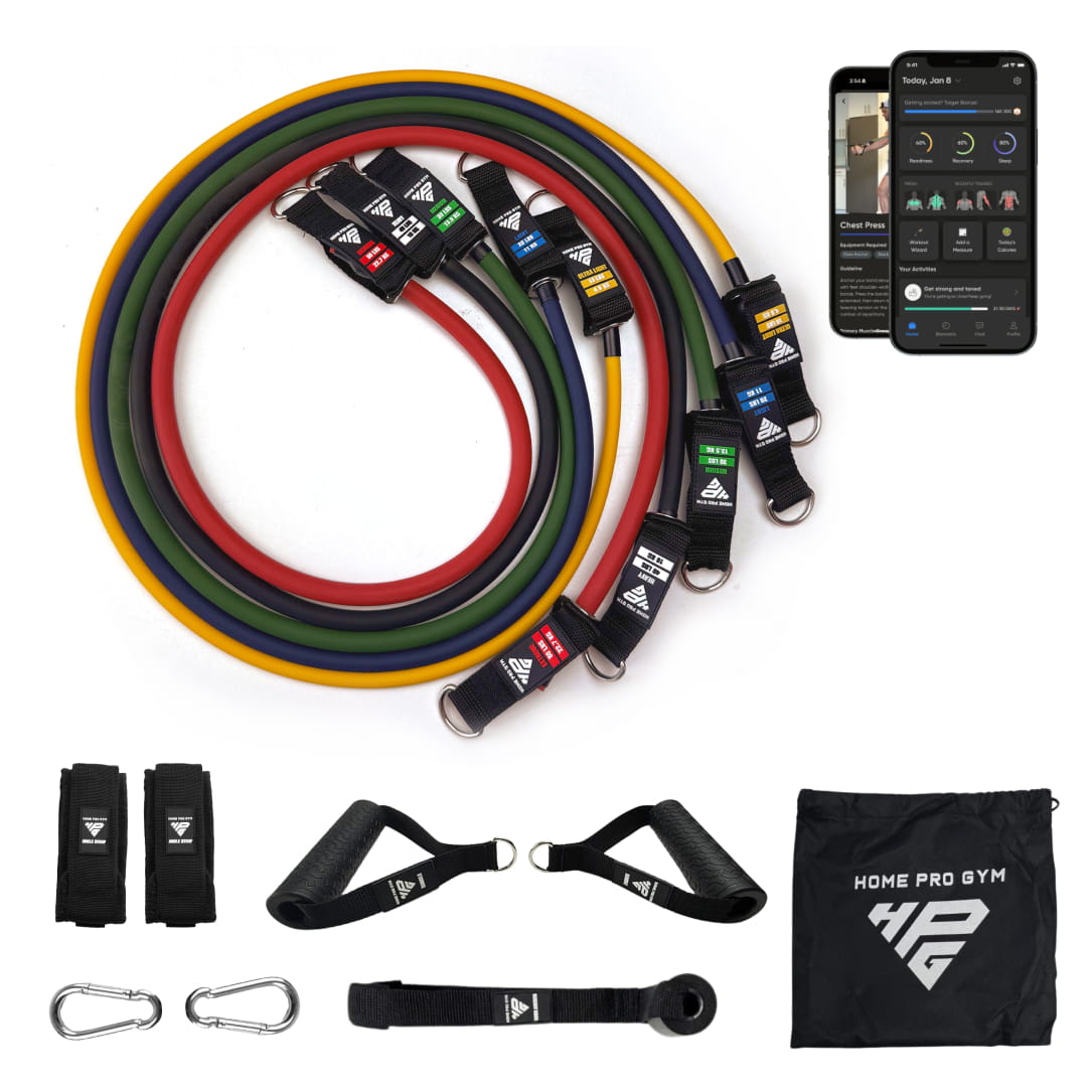 Stackable Resistance Bands Set - HomeProGym