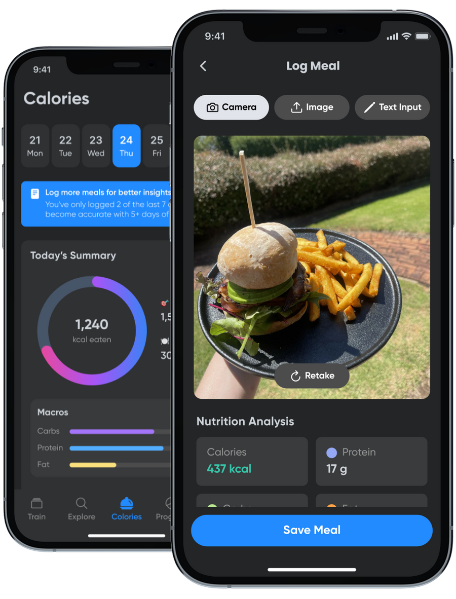Log Meals & Track Calories