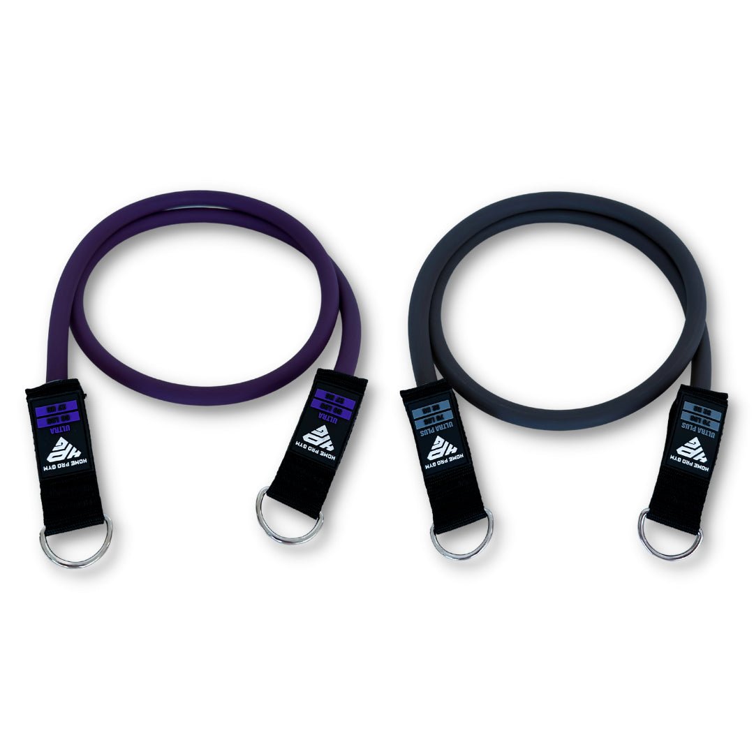 Stackable Resistance Bands - 130lbs for Strength & Muscle Building ...