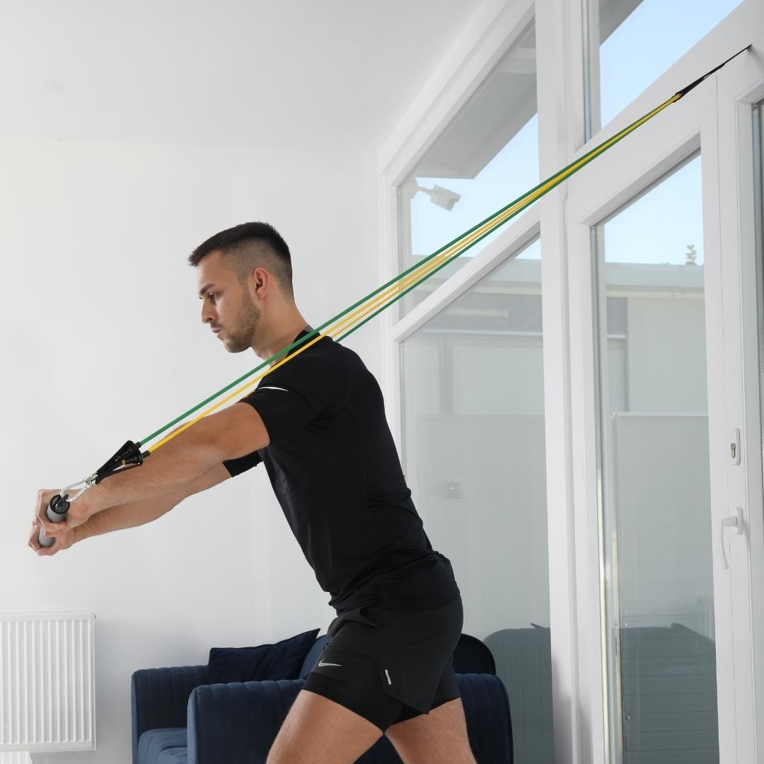 Shoulder Training with Door Anchor