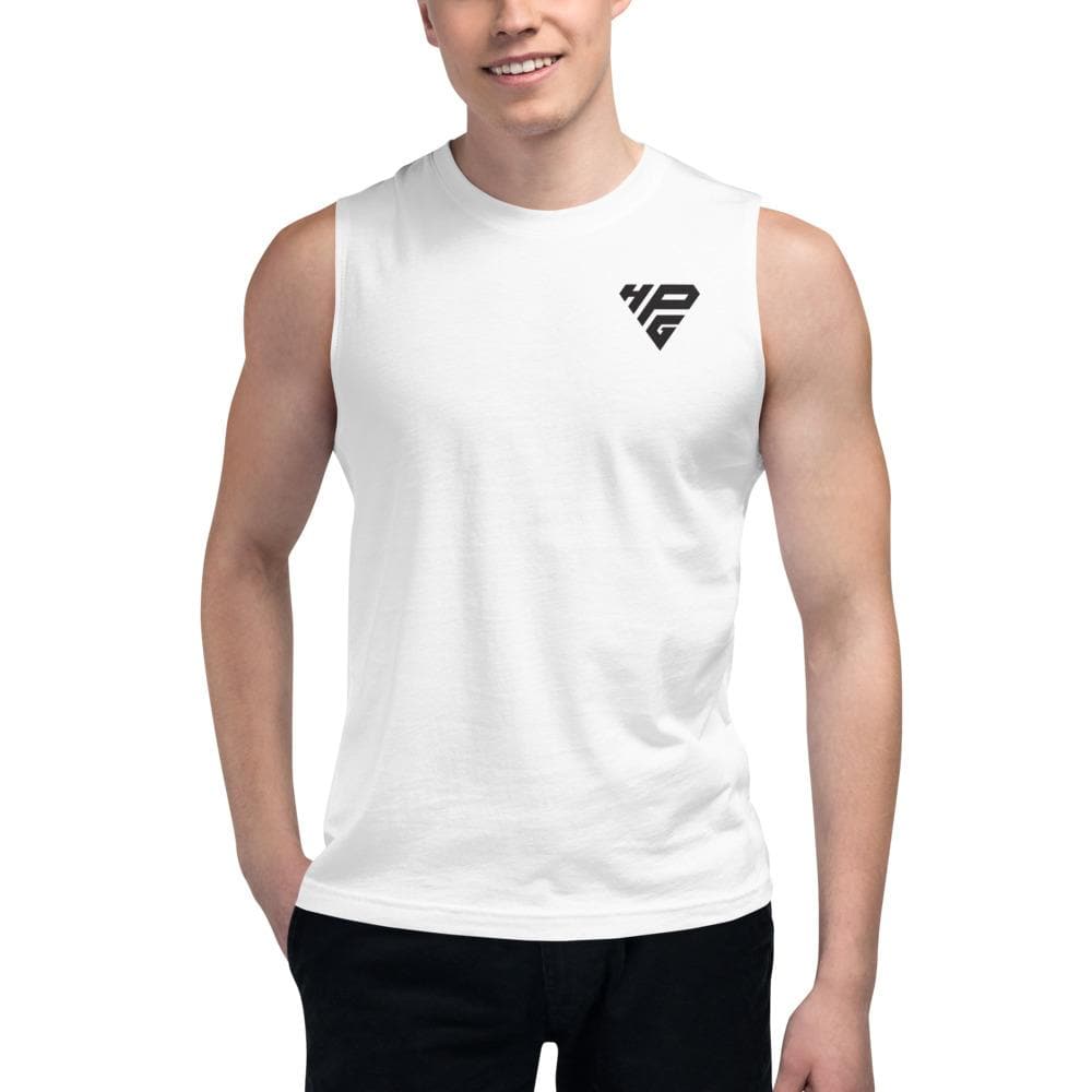 Elite Muscle Shirt in White Color