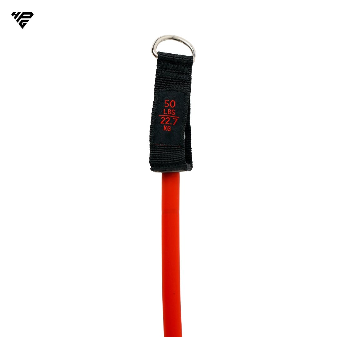Latex-Free 50lb Red Stackable Resistance Band - Top Pin