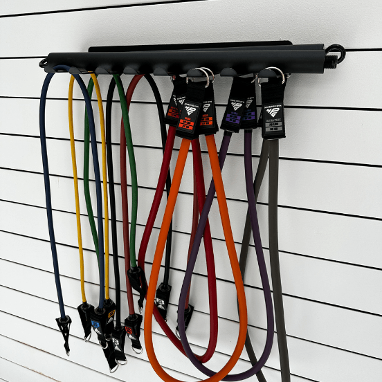 Exercise band storage rack hotsell